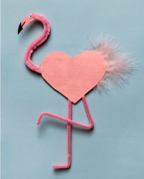 Schattige flamingo