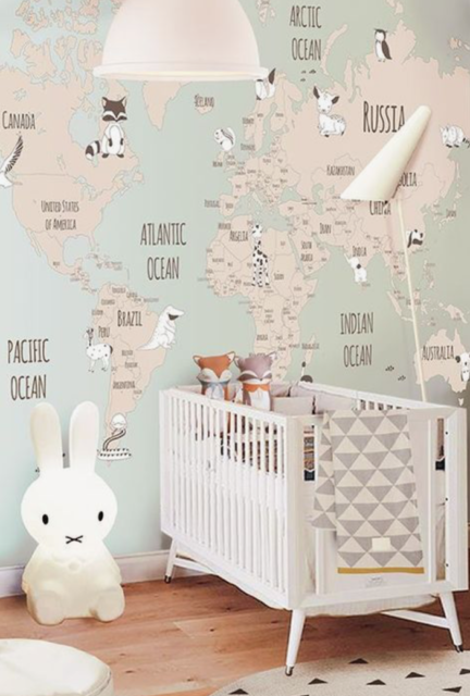 babykamer met behangpapier_5