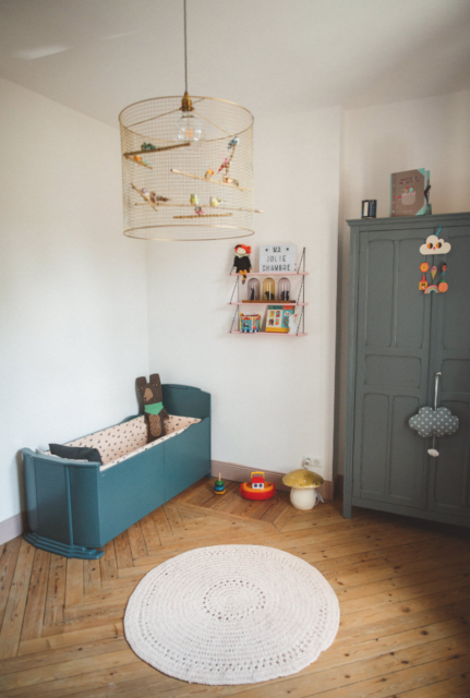 vintage babykamer