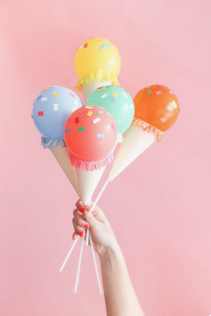 ijsjes van ballonnen