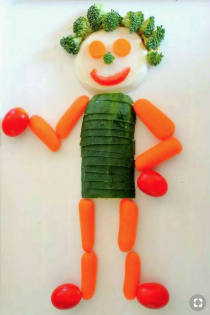Mannetje van groenten